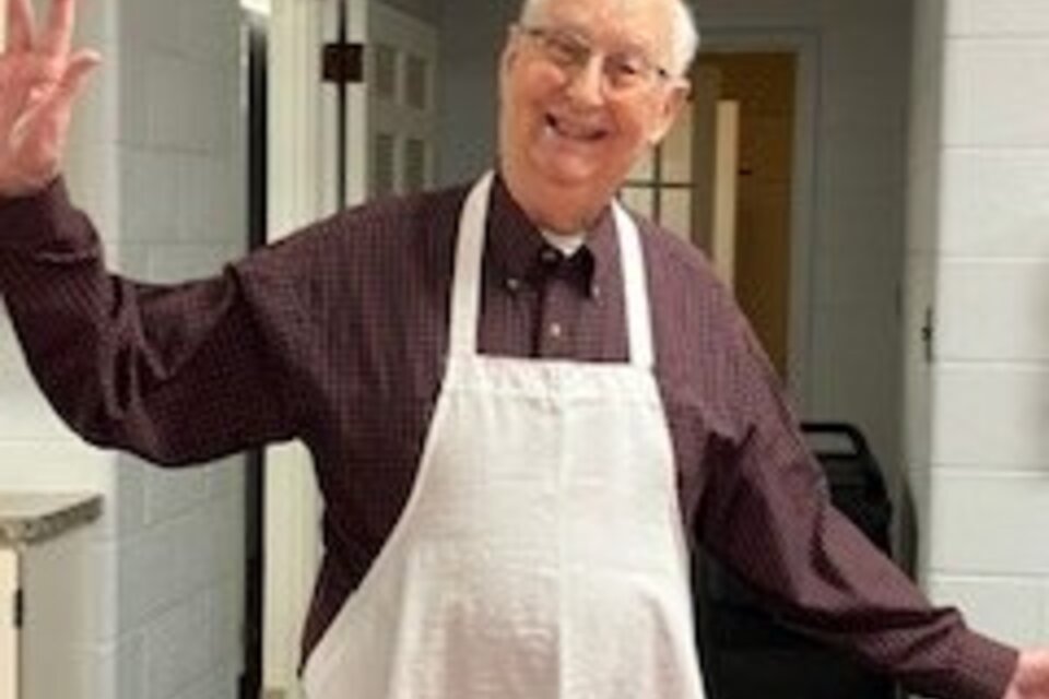 Bill enjoying himself.